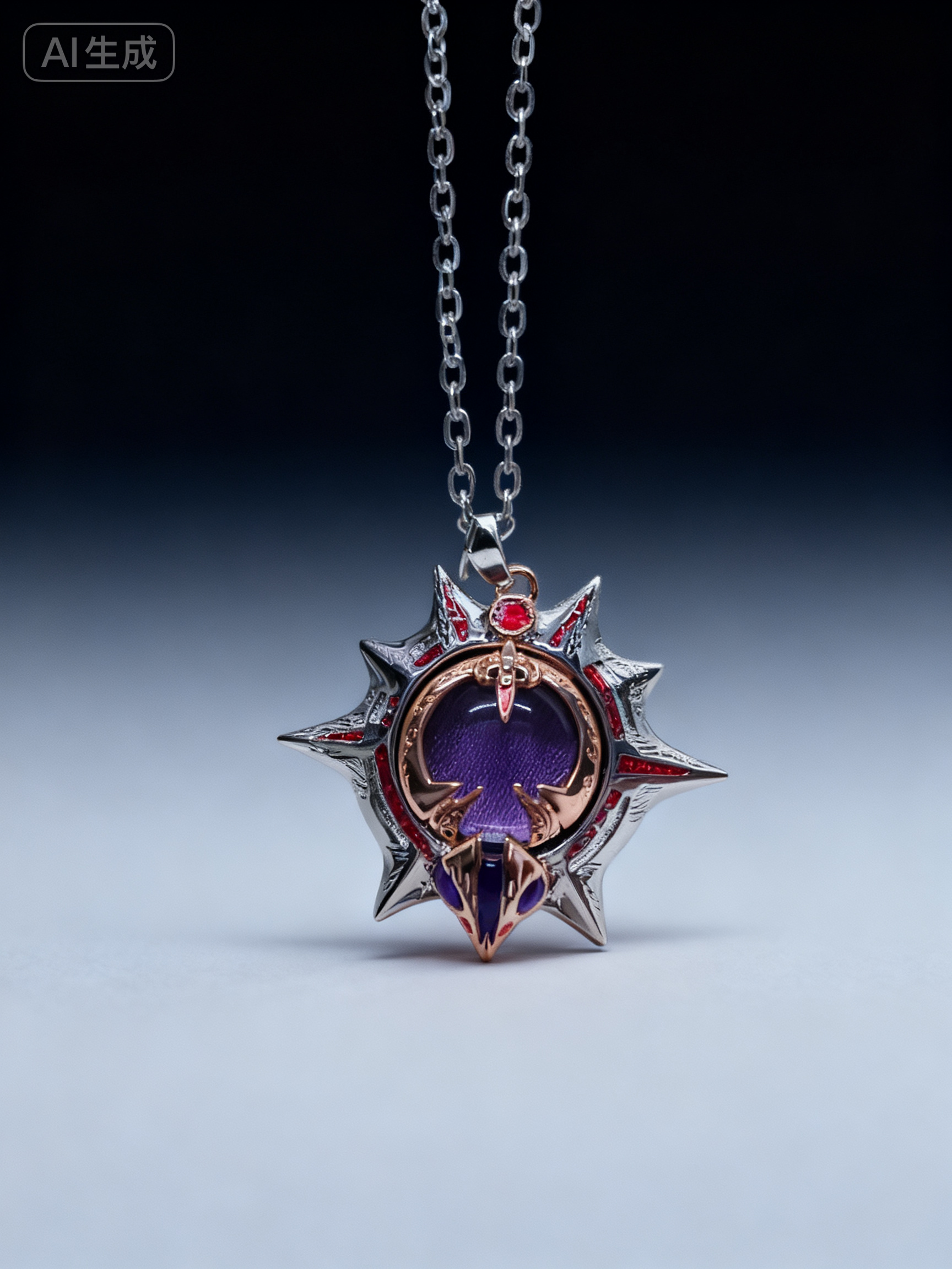 Dota 2 Nullifier Pendant - 925 Sterling Silver Necklace | Gaming Jewelry Inspired by Nullifier Item