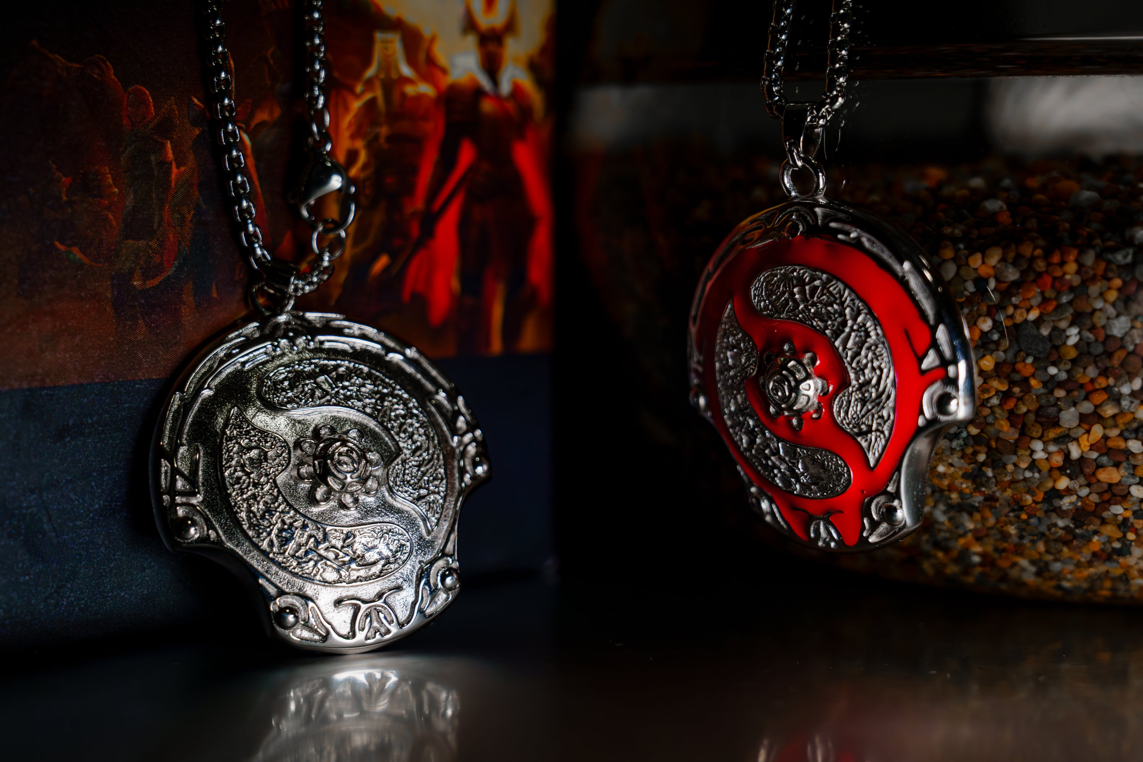 Dota 2 Aegis of the Champions 925 Sterling Silver Pendant & Necklace - The Ultimate Immortal Relic