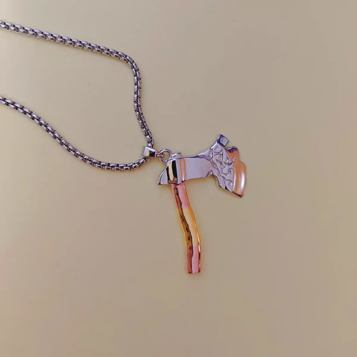 Dota 2 Quelling Blade Necklace - 925 Sterling Silver with 18K Gold Plating - The Ultimate Farming Tool